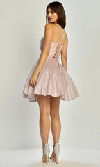 Adora Design 1080 - Cowl Neck Short A-Line Dress