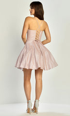Adora Design 1080 - Cowl Neck Short A-Line Dress