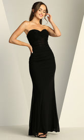Adora Design 3228 - Corset Style Ruched Strapless Evening Dress