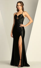 Adora Design 3237 - Ruched Ornate Sweetheart Long Dress