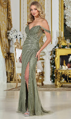 Adora Design 3312 - Sweetheart Sheath Gown with Shimmering Details