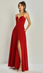 Adora Design 3323 - Sweetheart A-Line Evening Gown