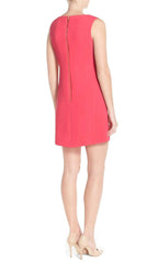 Adrianna Papell - 11247300 Sleeveless Zipper Back Solid Crepe Dress