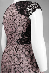 Adrianna Papell - Lace Cap Sleeve Dress 15238790