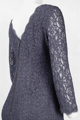 Adrianna Papell - Quarter Sleeve Lace Dress 91880500