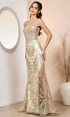Adora Design 3168 - Embellished Mermaid Long Dress