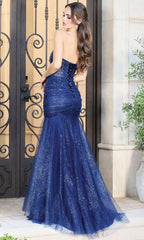 Adora Design 3207 - Sparkle Mermaid Strapless Evening Dress