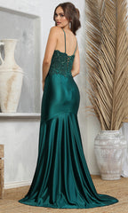 Adora Design 3226 - Embroidered Long Mermaid Dress with Slit
