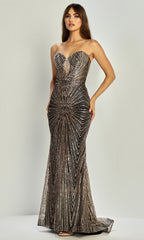Adora Design 3263 - Beaded Sweetheart Mermaid Prom Gown