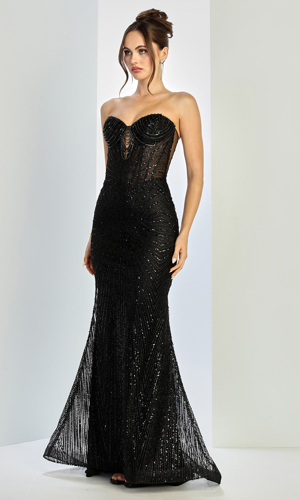Adora Design 3263 - Beaded Sweetheart Mermaid Prom Gown