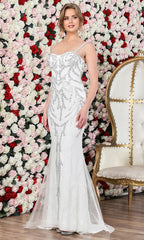 Adora Design 3304-01 - Vine Beadwork Sweetheart Wedding Dress