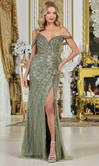 Adora Design 3312 - Sweetheart Sheath Gown with Shimmering Details