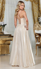 Adora Design 3326 - Sleeveless Sweetheart Prom Gown with Slit