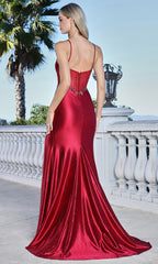 Adora Design 3351 - Sweetheart Beaded Illusion Corset Gown