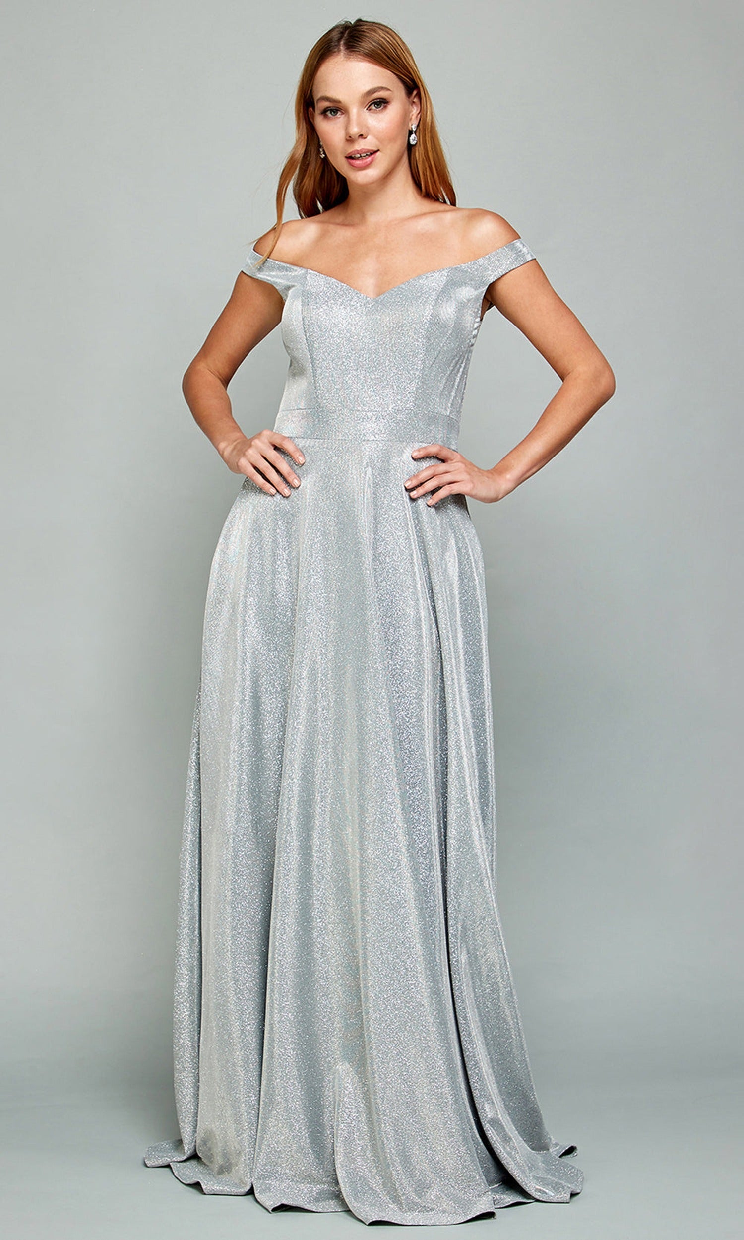 Adora Design 3036 - Off Shoulder Sweetheart Prom Dress