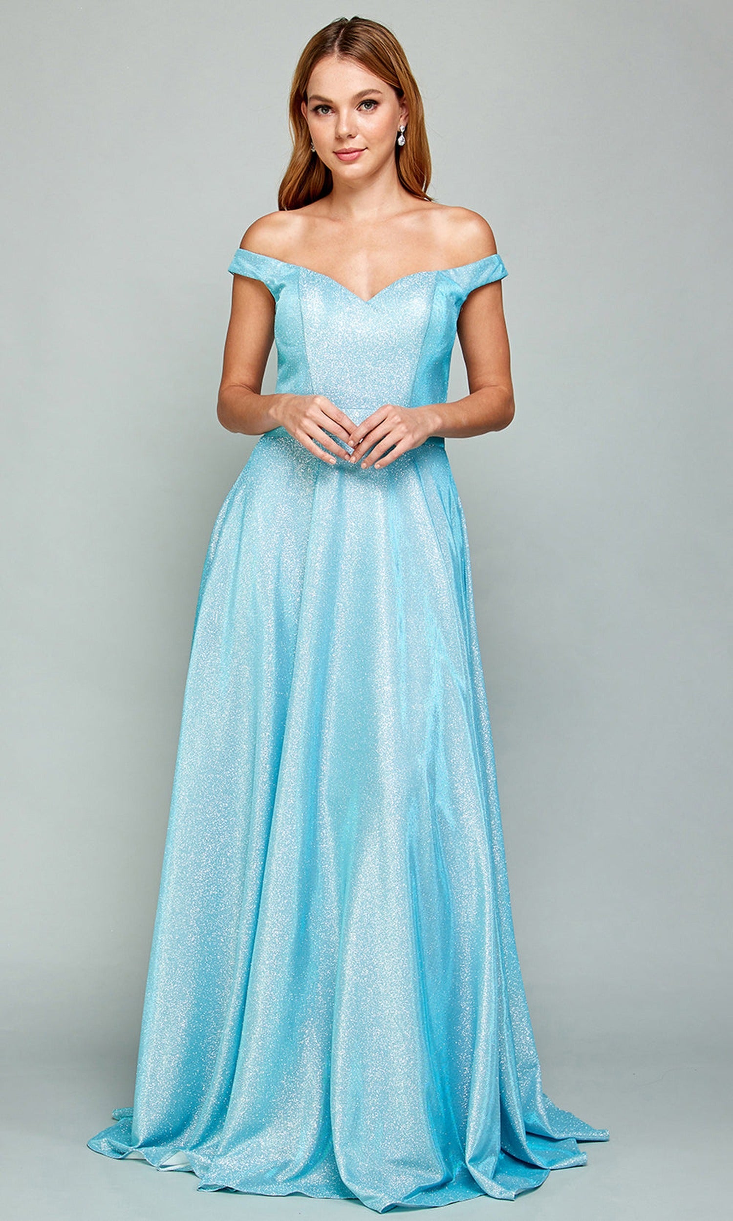 Adora Design 3036 - Off Shoulder Sweetheart Prom Dress