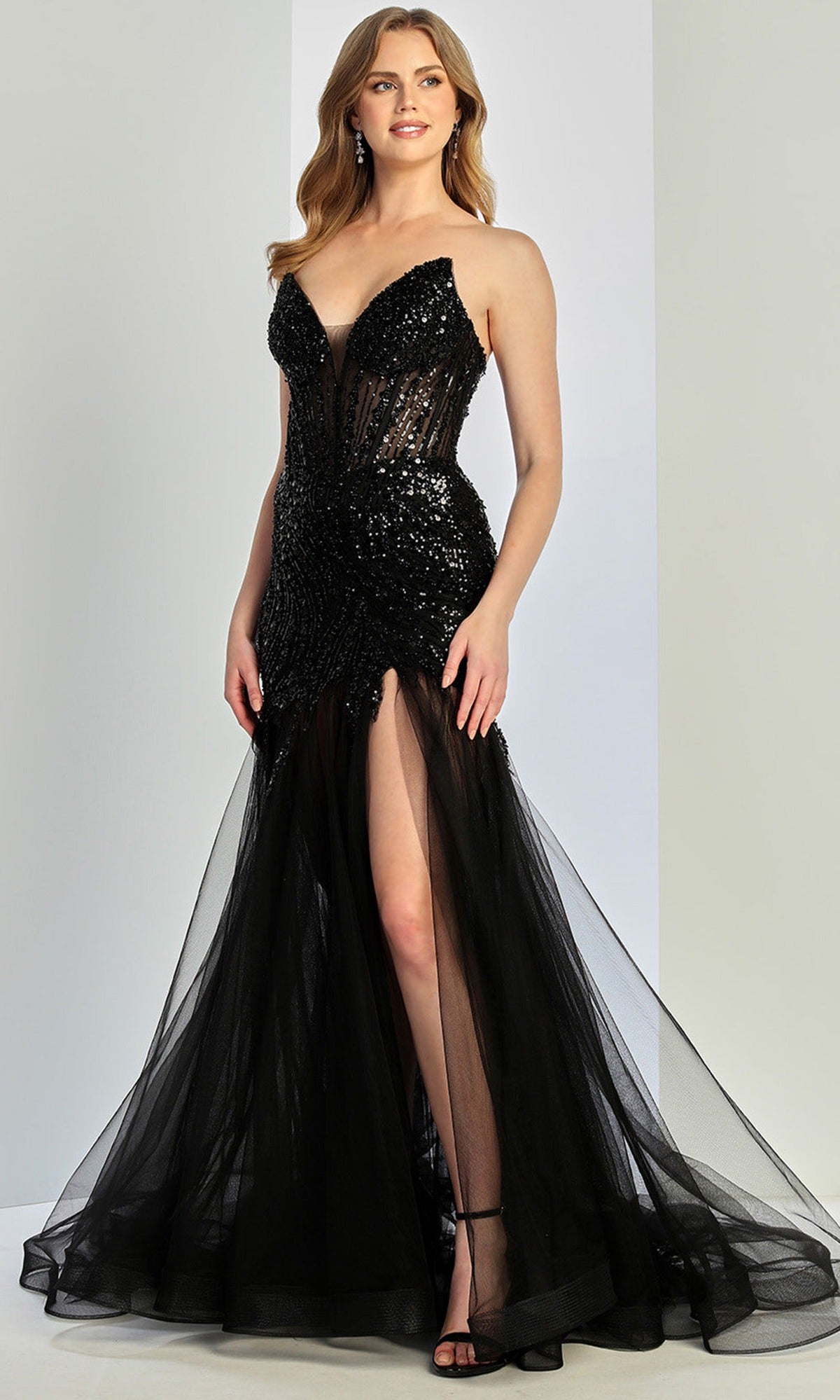 Adora Design 3240 - Mermaid Skirt Sparkle Evening Gown