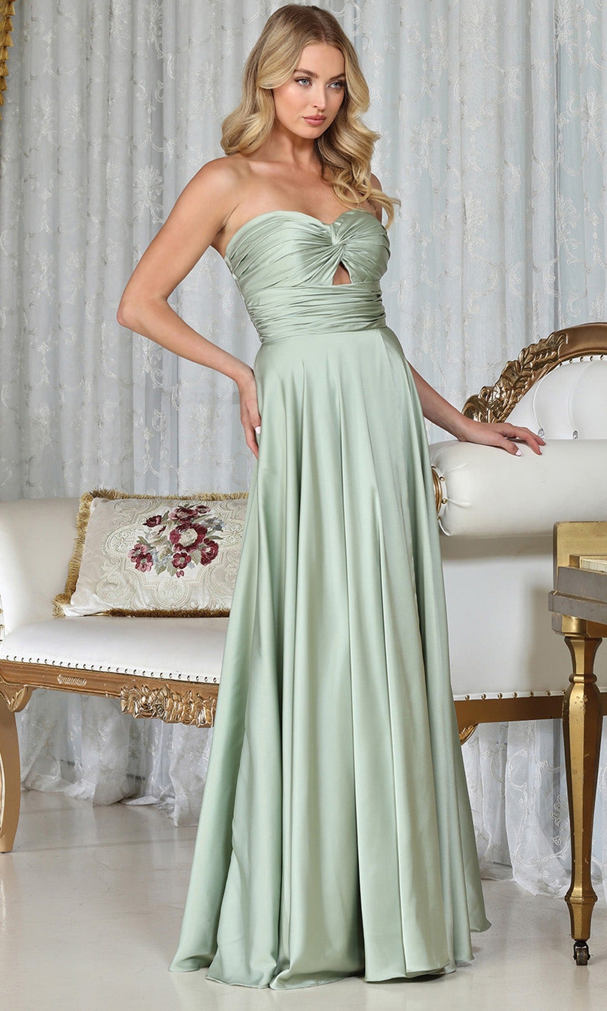 Adora Design 3325 - Ruched Sweetheart A-Line Gown