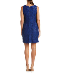 Adrianna Papell - 41929990 Sleeveless Embellished Lace Sheath Dress
